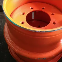 Roda preparada para receber o maciço